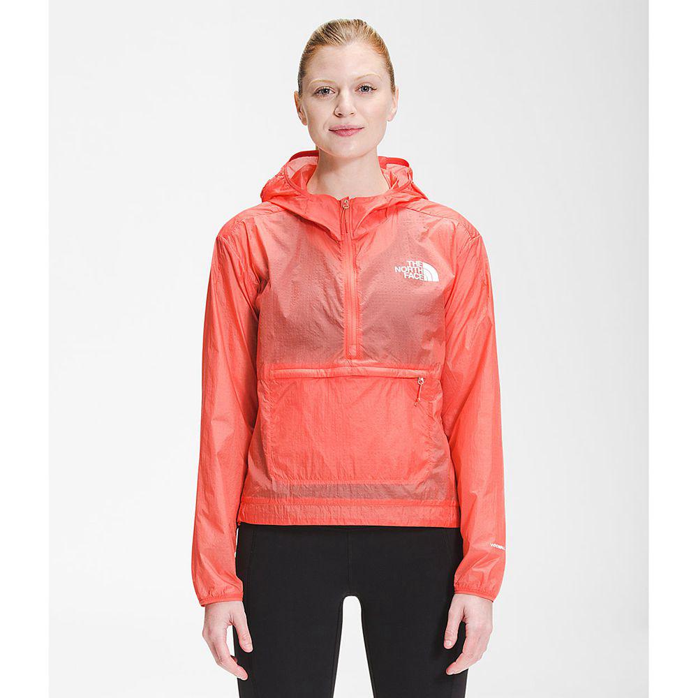 The North Face Windy Peak Anorak Γυναικεια Αντιανεμικα Μπουφαν - Πορτοκαλι (VFBR95180)